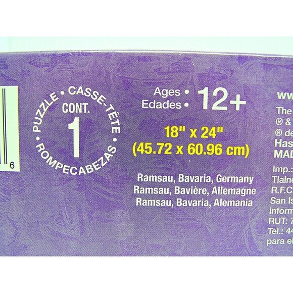 1000 Piece Jigsaw Puzzle by Hasbro 2002 Bavaria Germany Scenic Selections 18x24" - Picture 5 of 9